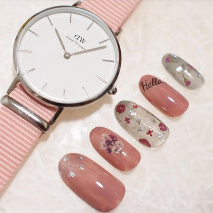 しずくネイルシール/キャンドゥ/ネイルシールを使ったクチコミ(2枚目)