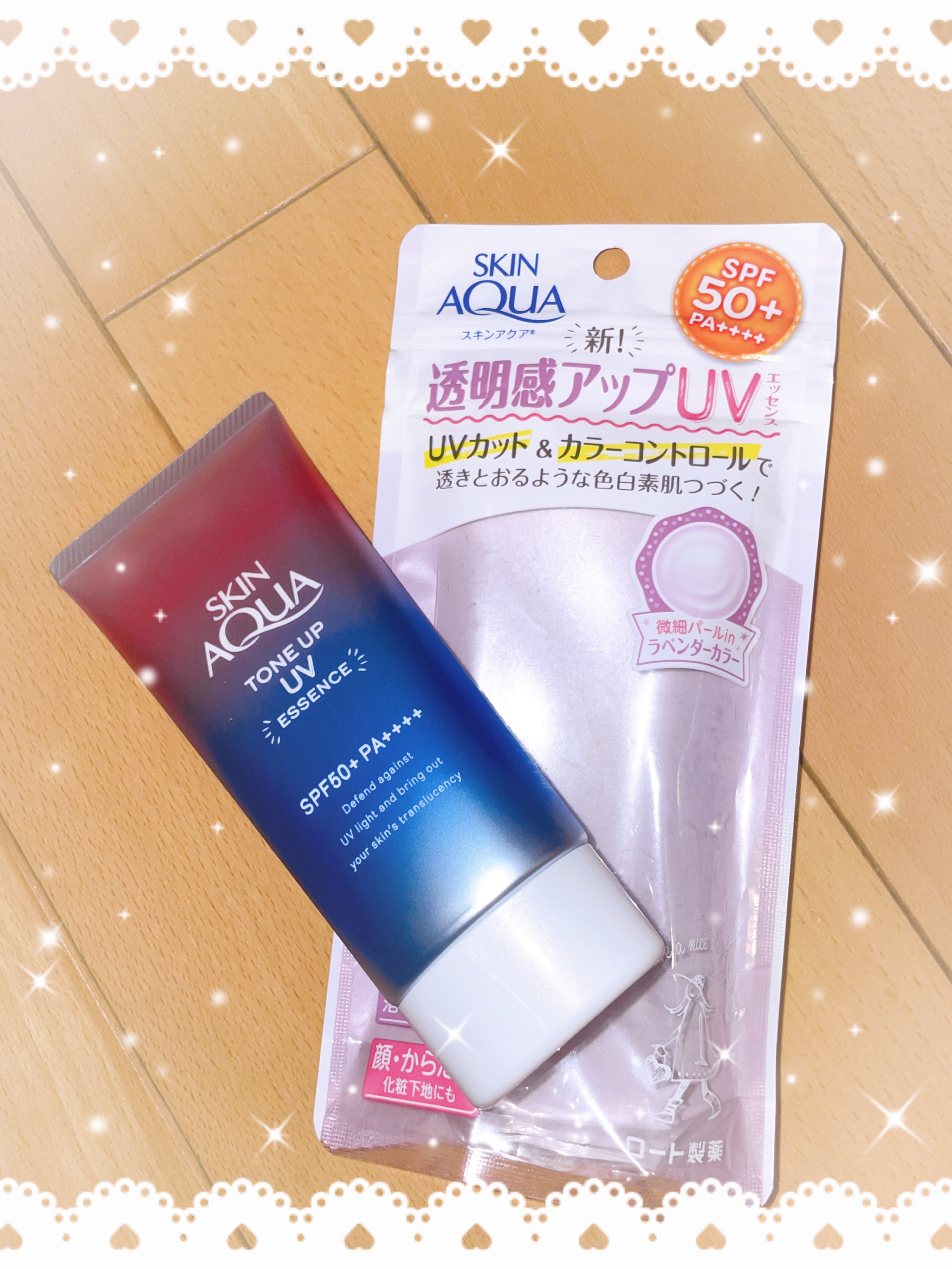 スキンアクア トーンアップUVエッセンス/スキンアクア/日焼け止めクリームを使ったクチコミ（1枚目）