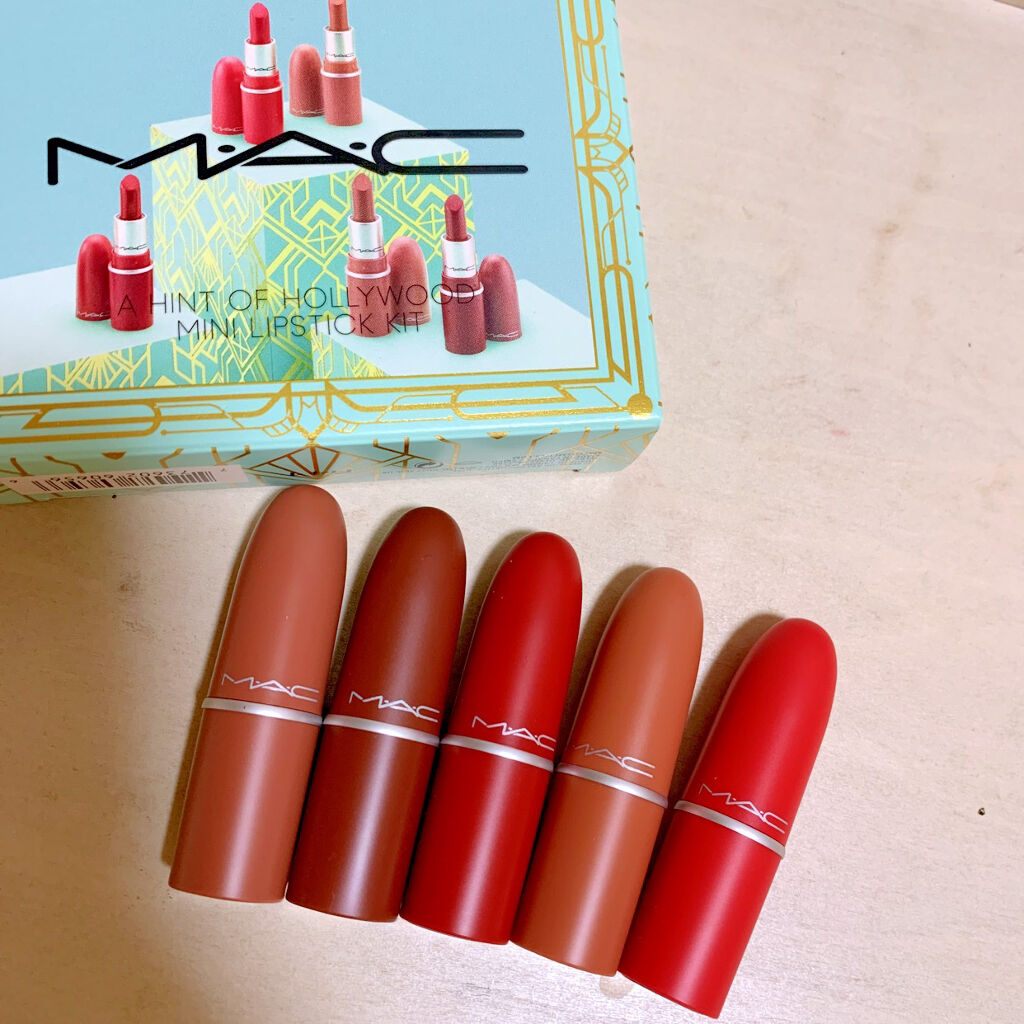 ア ヒント オブ ハリウッド ミニ リップスティック キット/M・A・C/メイクアップキットを使ったクチコミ（2枚目）