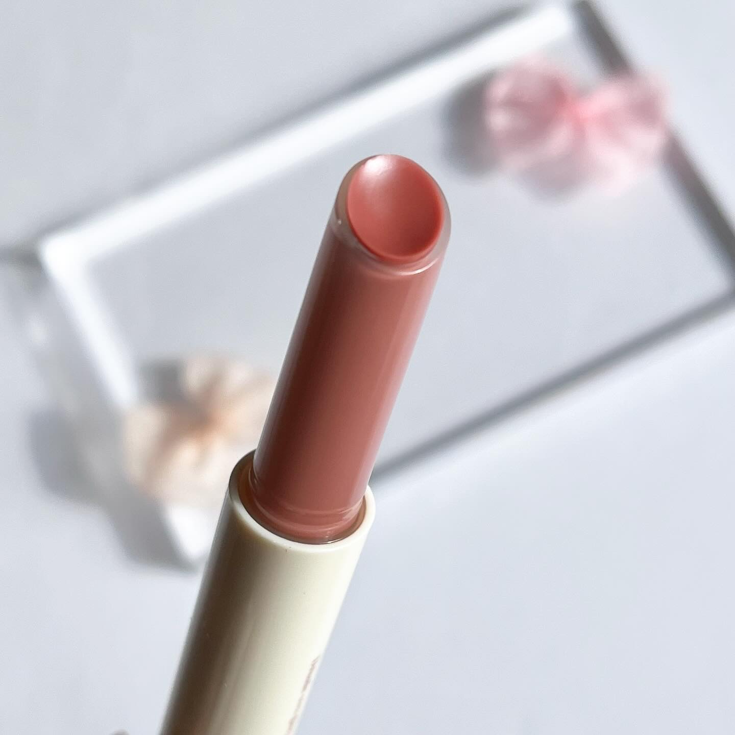 ドリズルバーム/mude./口紅を使ったクチコミ（3枚目）