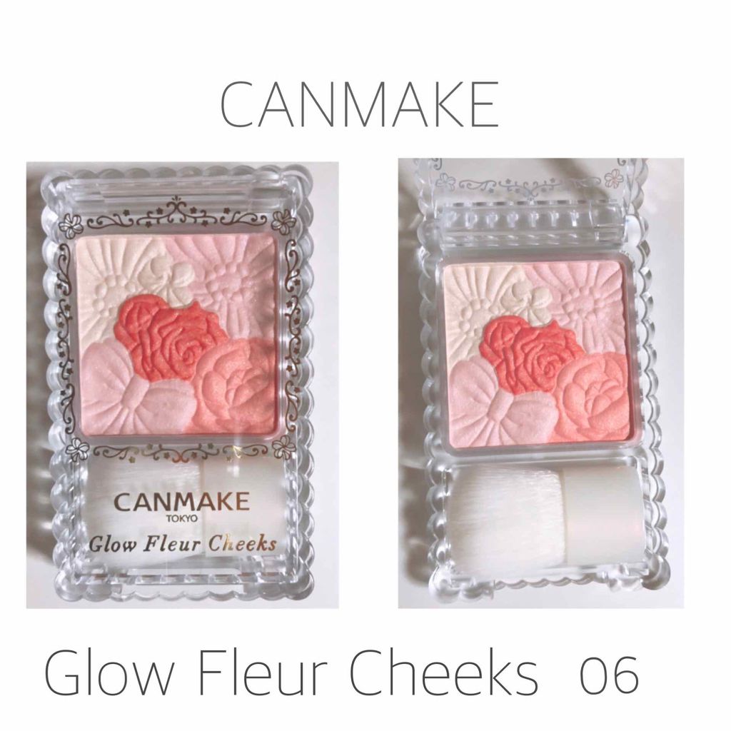 グロウフルールチークス/キャンメイク/パウダーチークを使ったクチコミ（1枚目）