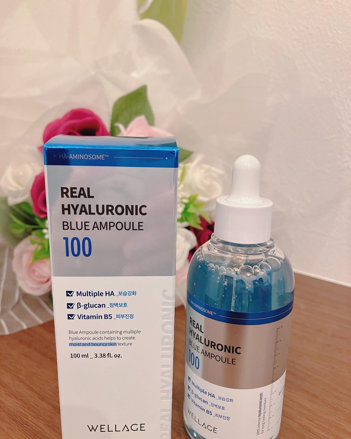 リアルヒアルロニックブルーアンプル 100/Wellage/美容液を使ったクチコミ(6枚目)