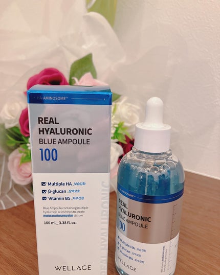 リアルヒアルロニックブルーアンプル 100/Wellage/美容液を使ったクチコミ(6枚目)