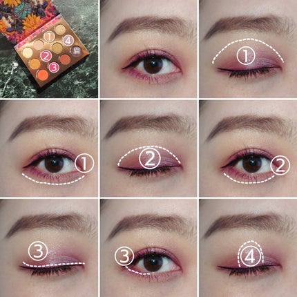 SonicBloom/ColourPop/アイシャドウパレットを使ったクチコミ(4枚目)