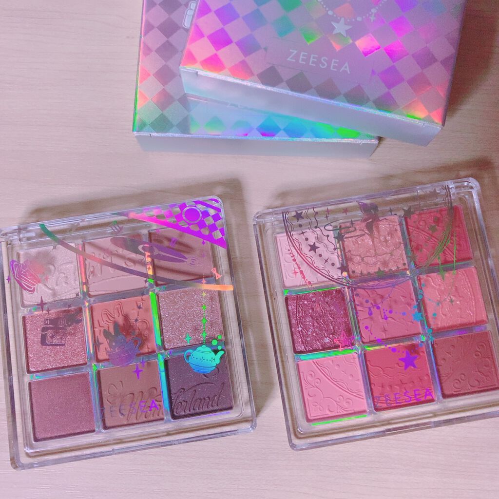クォーツ 9色アイシャドウパレット(ドリームランドアイシャドウ)/ZEESEA/アイシャドウパレットを使ったクチコミ(1枚目)