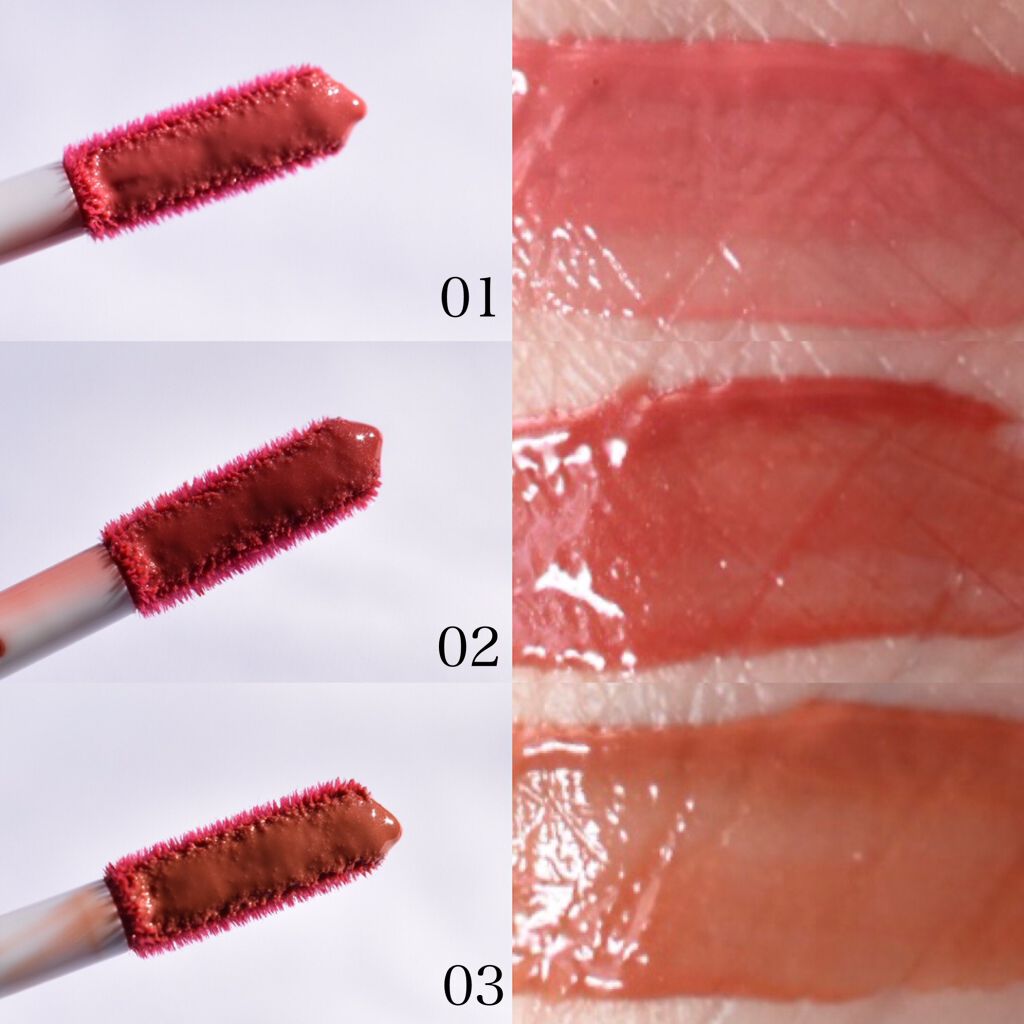 ウォータリーティントリップ/CEZANNE/リップティントを使ったクチコミ（3枚目）