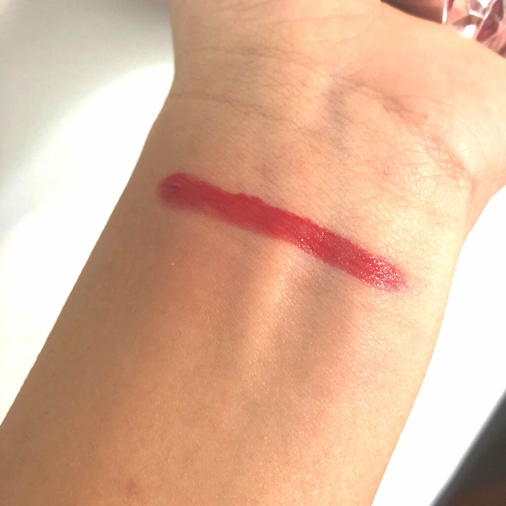 ラスティンググロスリップ/CEZANNE/口紅を使ったクチコミ(2枚目)