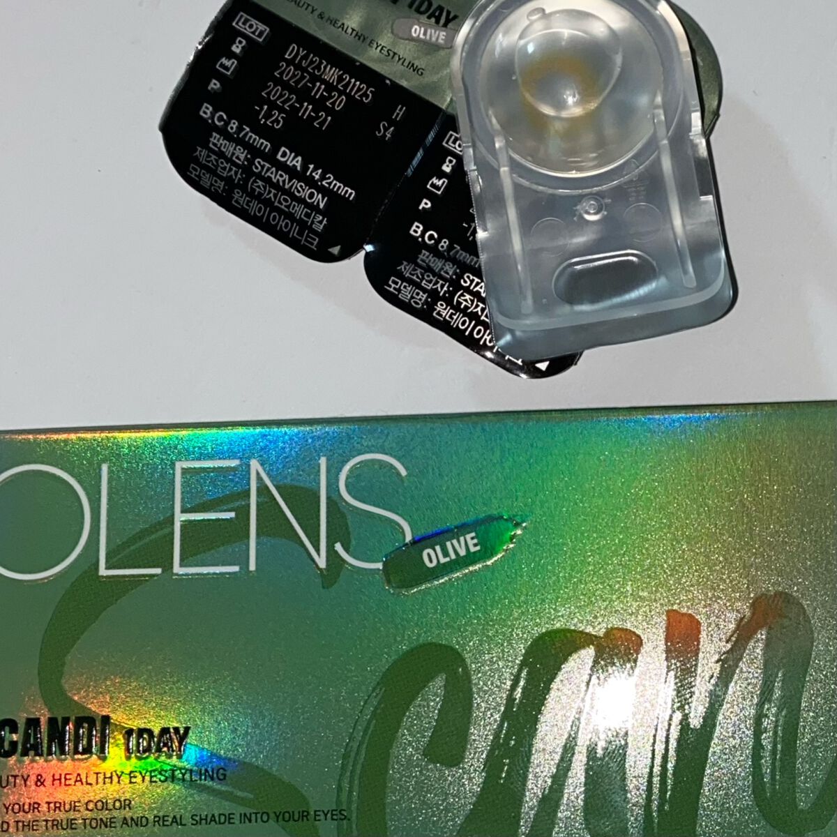 SCANDI(スカンディ)/OLENS/カラーコンタクトレンズを使ったクチコミ(2枚目)