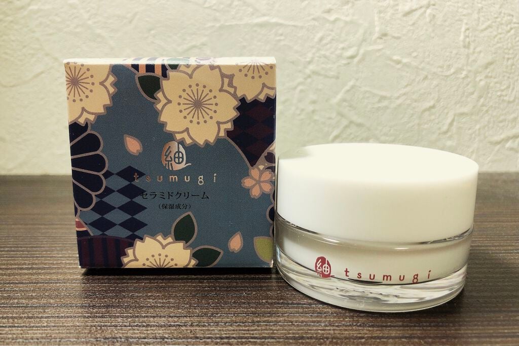 つむぎ しみこみクリーム<セラミドクリーム>/つむぎコスメ/フェイスクリームを使ったクチコミ(1枚目)