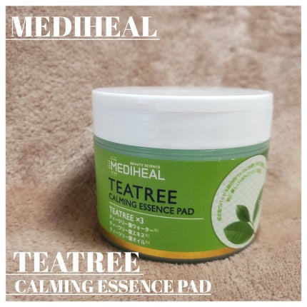 ティーツリーカーミングエッセンスパッド/MEDIHEAL/トナーパッドを使ったクチコミ(1枚目)