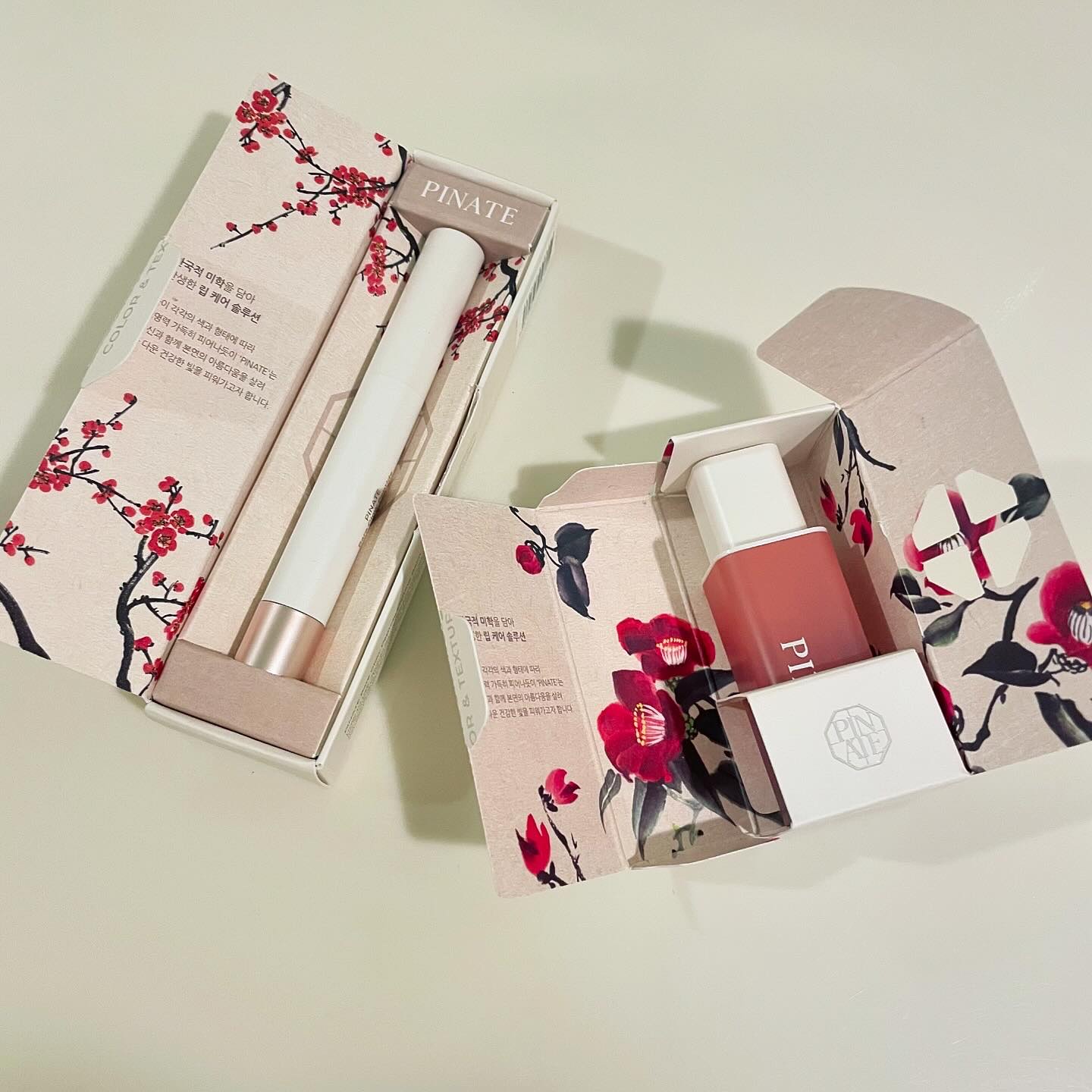 ナチュラルブルームリップオイルセラム 3色セット/PINATE/リップグロスを使ったクチコミ（2枚目）