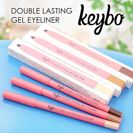 ダブルラスティングジェルライナー/keybo/ジェルアイライナーを使ったクチコミ(1枚目)