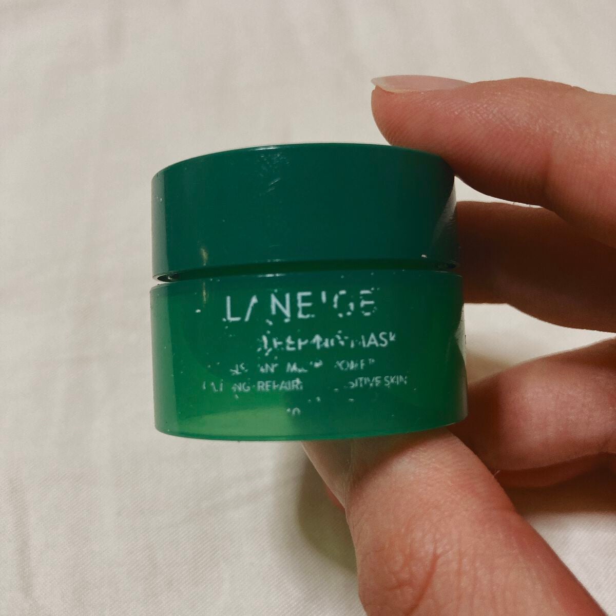 シカスリーピングマスク/LANEIGE/フェイスクリームを使ったクチコミ(1枚目)