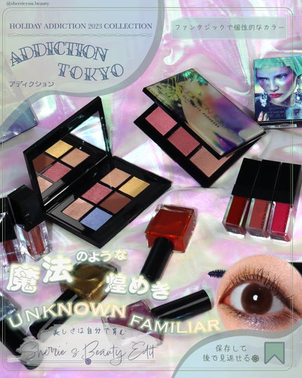 ホリデーアディクション アイシャドウパレット“アンノウンファミリア”/ADDICTION/アイシャドウパレットを使ったクチコミ(1枚目)