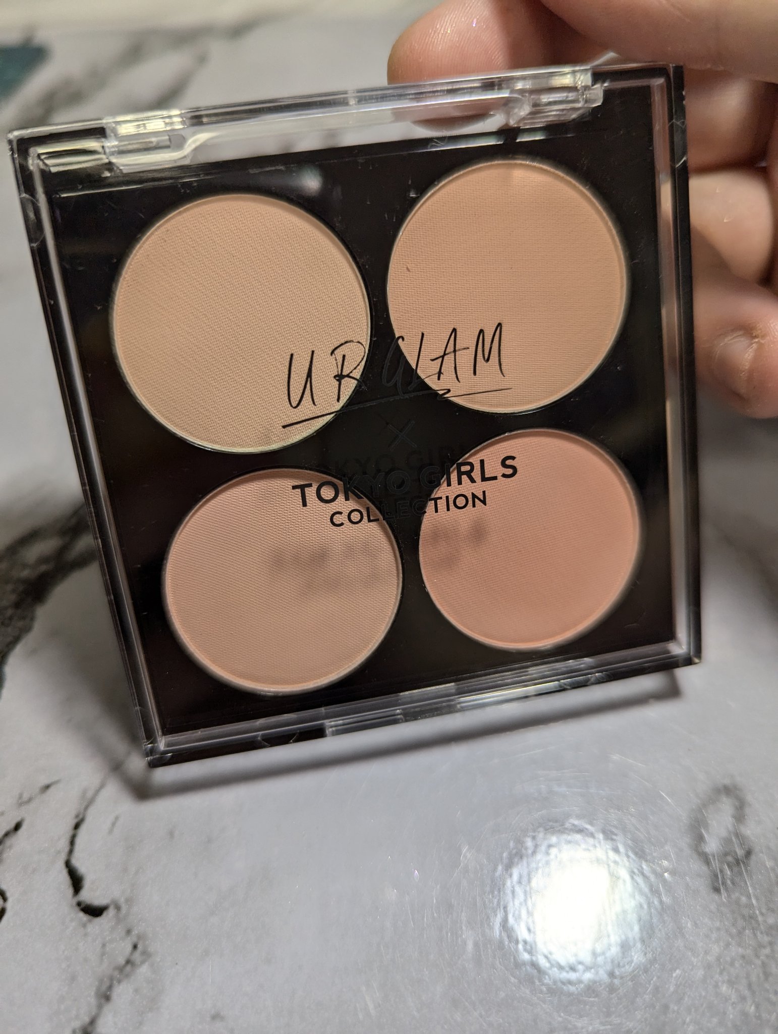 U R GLAM ＵＧＴ　ブレンディング　チークカラーパレットのクチコミ「U R GLAMの四色チーク、すきすぎた…♡U R GLAMＵＧＴ　ブレンディング　チークカラ.....」（3枚目）