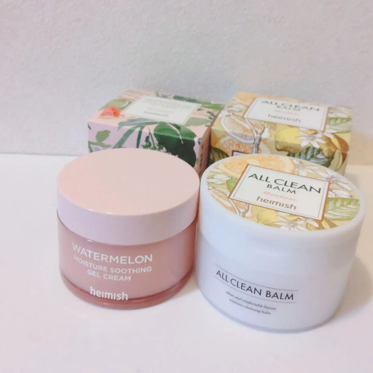 ウォーターメロン モイスチャーサージゲルクリーム/heimish/フェイスクリームを使ったクチコミ(1枚目)