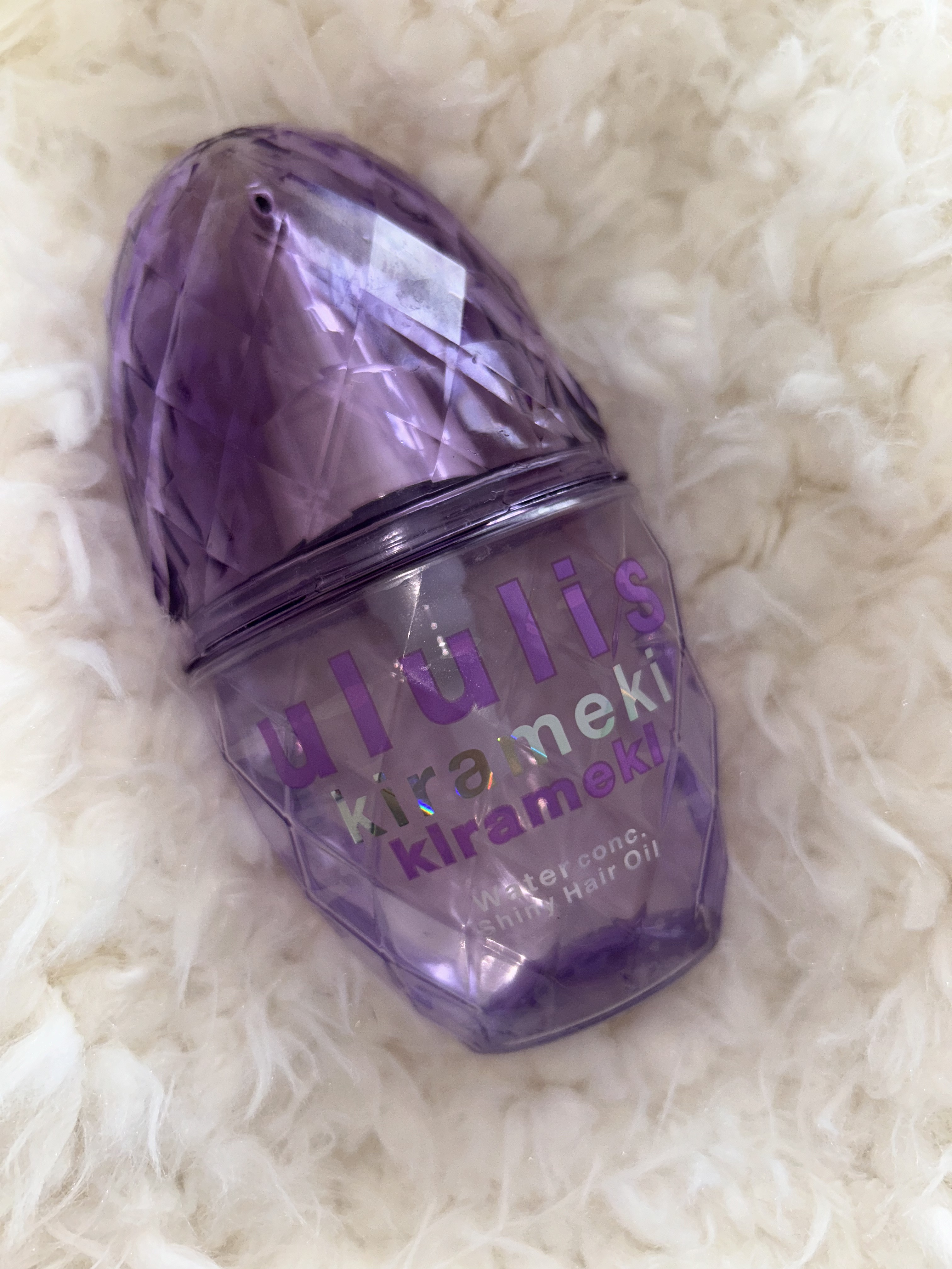 キラメキ ウォーターコンク シャイニー ヘアオイル/ululis/ヘアオイルを使ったクチコミ（1枚目）