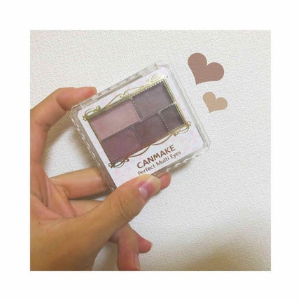 パーフェクトマルチアイズ/キャンメイク/アイシャドウパレットを使ったクチコミ(1枚目)