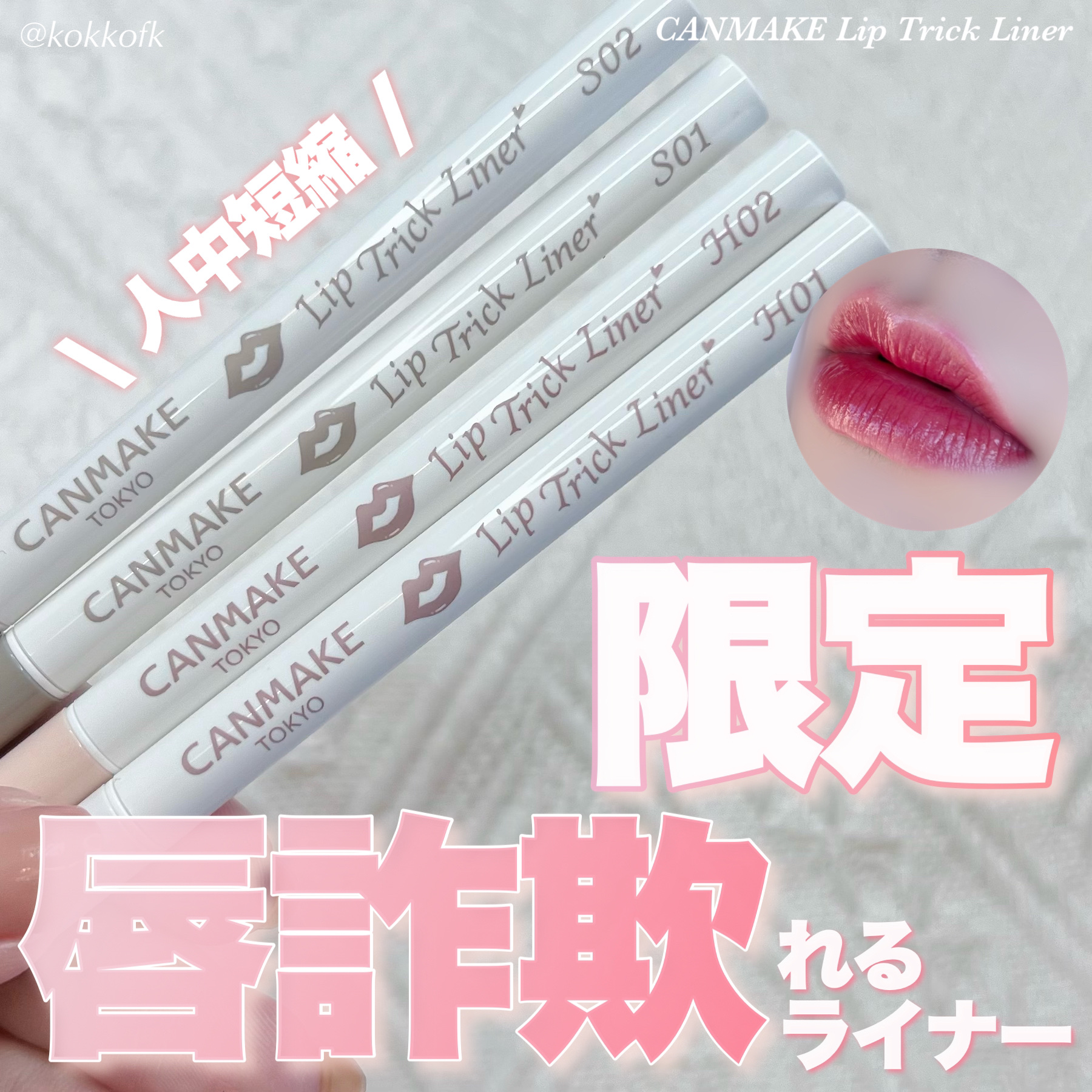 リップトリックライナー/キャンメイク/リップライナーを使ったクチコミ（1枚目）