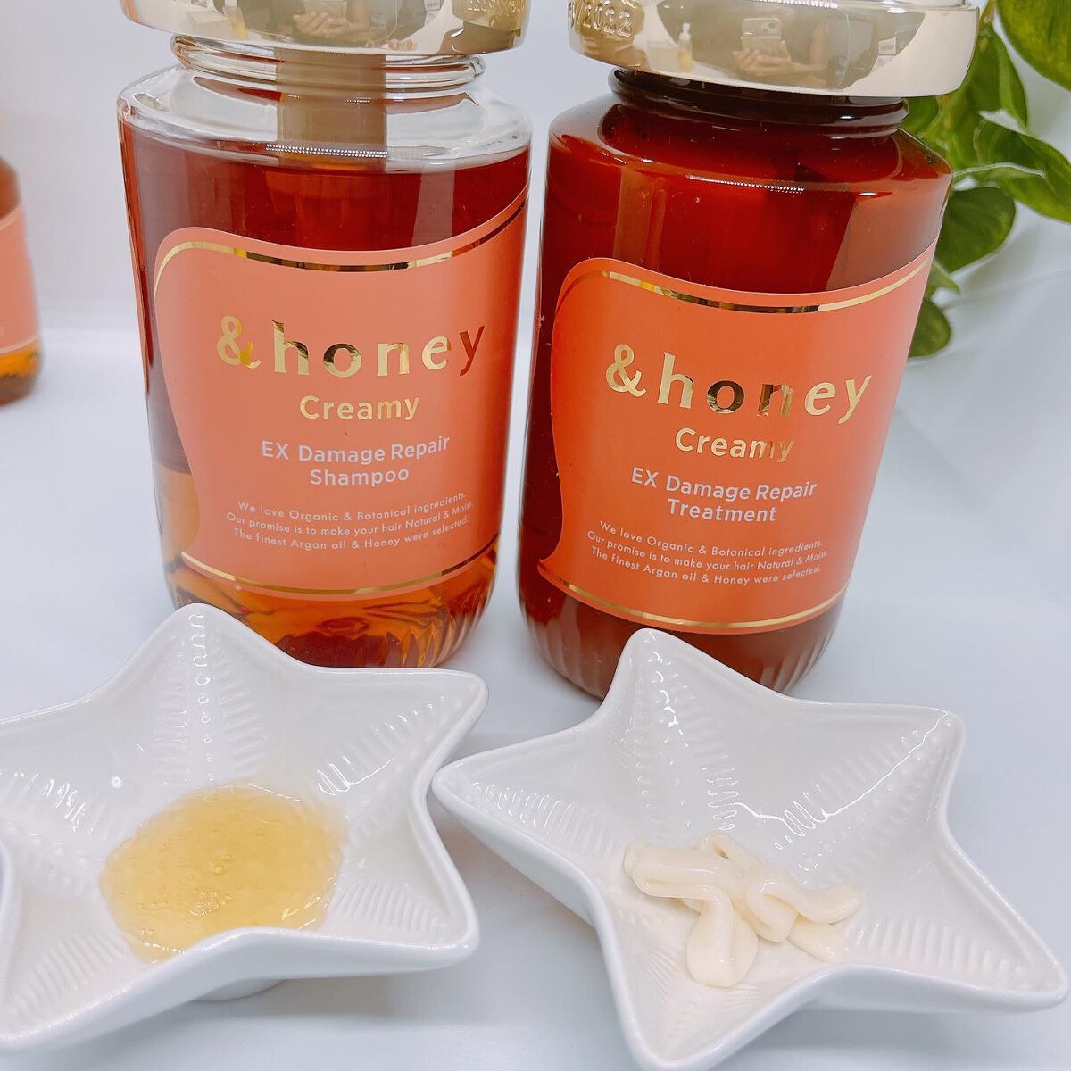 Creamy EXダメージリペアシャンプー1.0/ヘアトリートメント2.0/&honey/市販シャンプーを使ったクチコミ（2枚目）