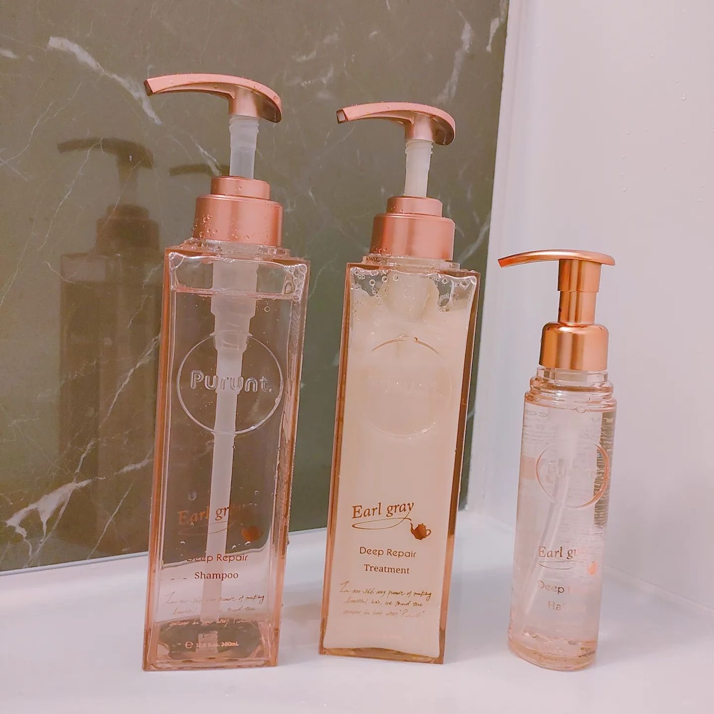 プルント ディープリペア美容液ヘアオイル アールグレイ N/Purunt./ヘアオイルを使ったクチコミ（1枚目）