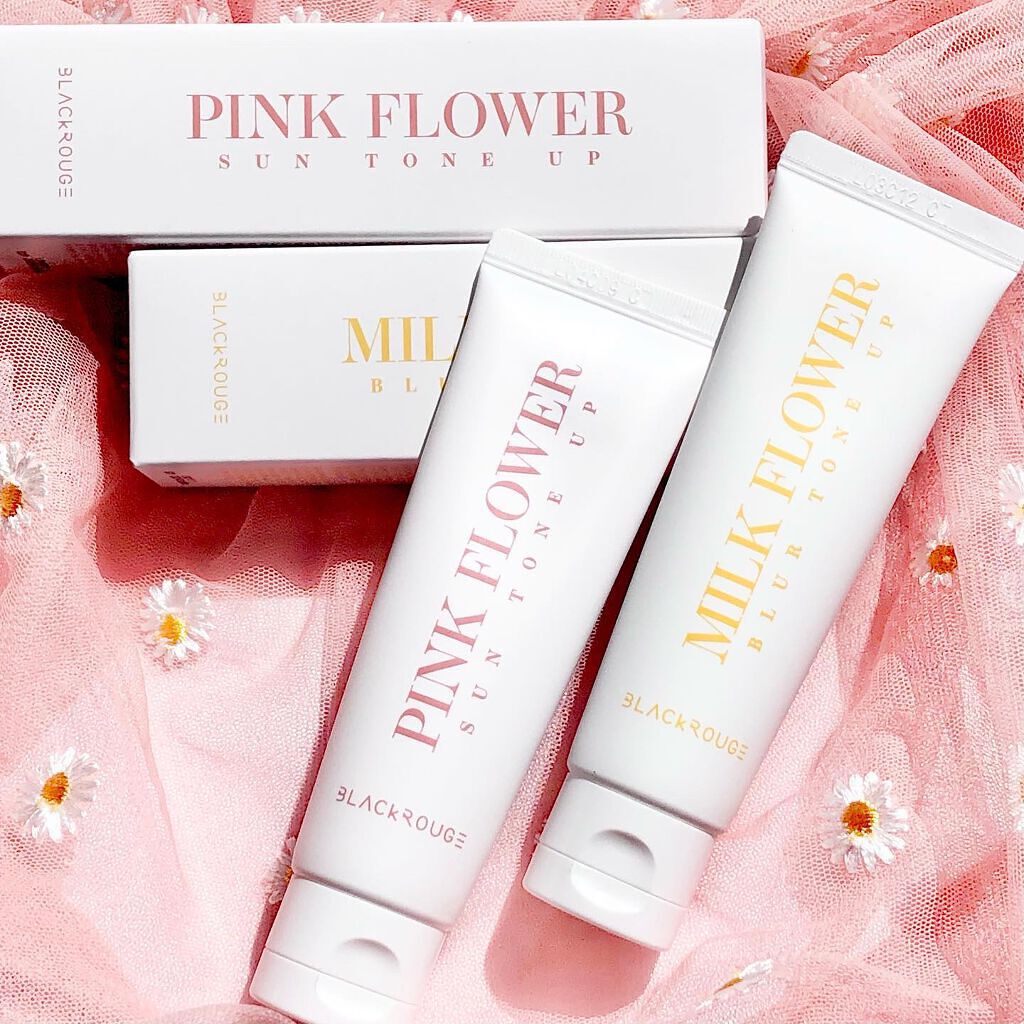 MILK FLOWER BLUR TONE UP/BLACK ROUGE/化粧下地を使ったクチコミ(6枚目)