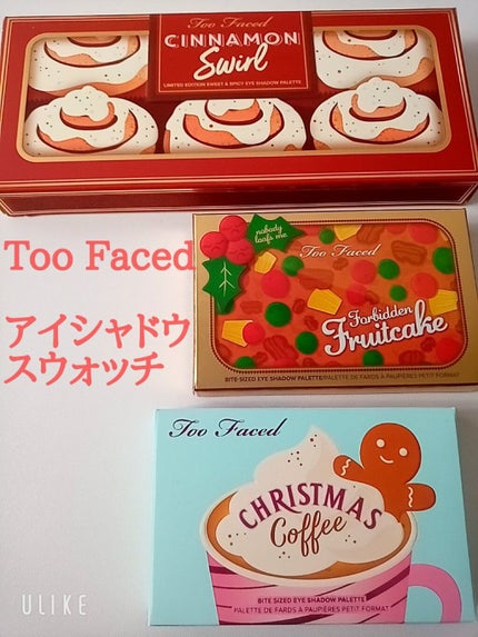 フォビドゥン フルーツケーキ ミニ アイシャドウ パレット/Too Faced/アイシャドウパレットを使ったクチコミ(1枚目)