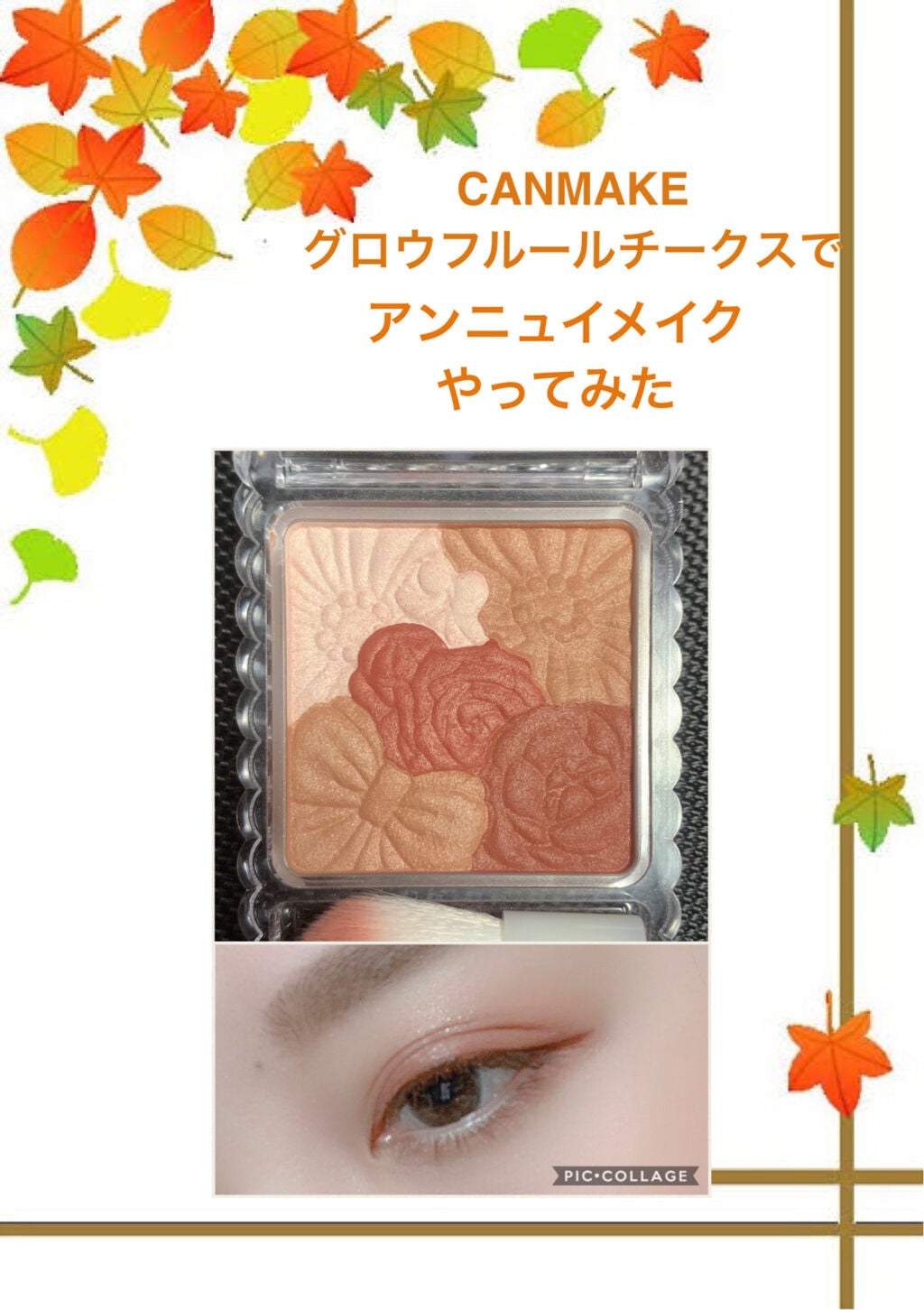 グロウフルールチークス/キャンメイク/パウダーチークを使ったクチコミ(1枚目)