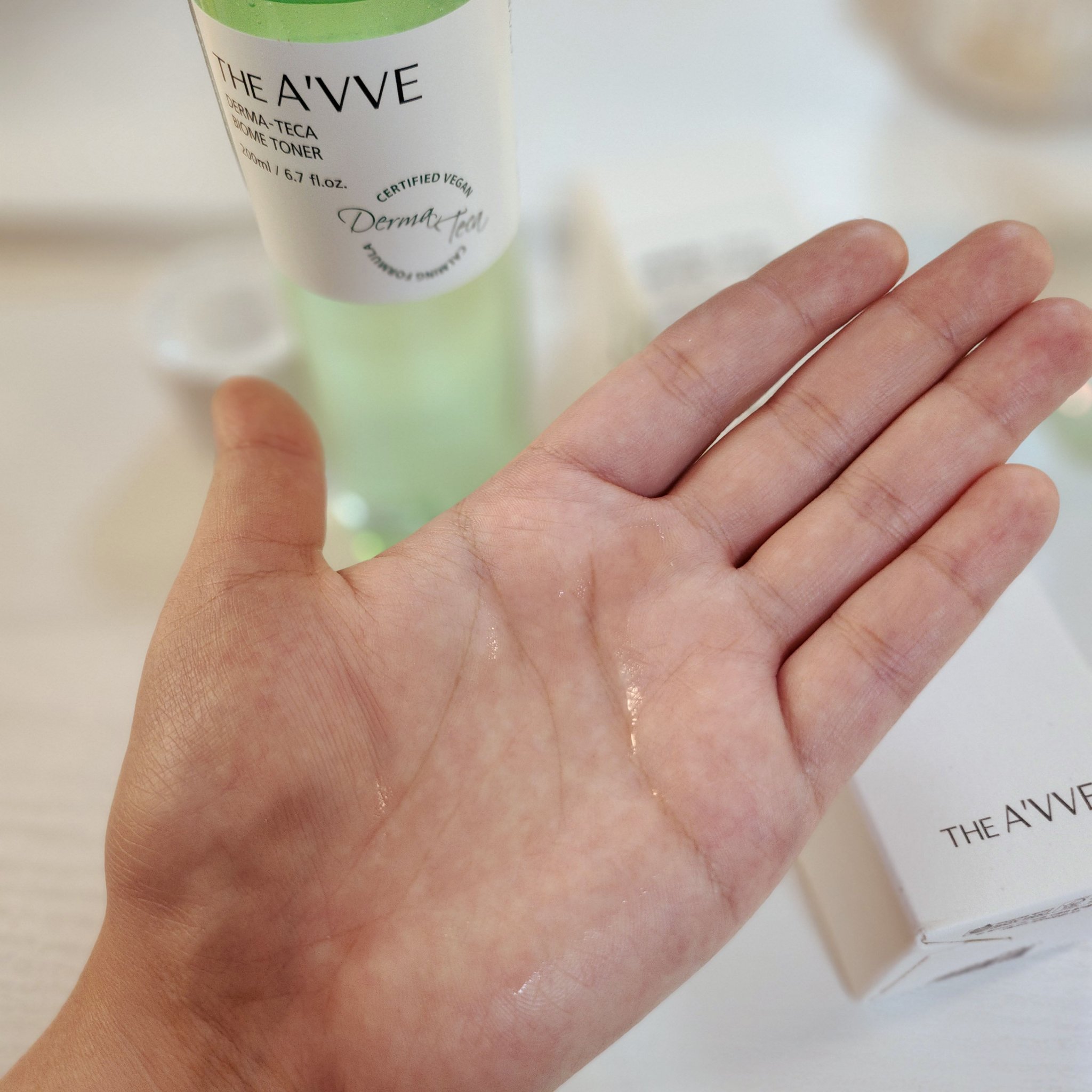 ダーマテカバイオームトナー/THE A'VVE/化粧水を使ったクチコミ（2枚目）