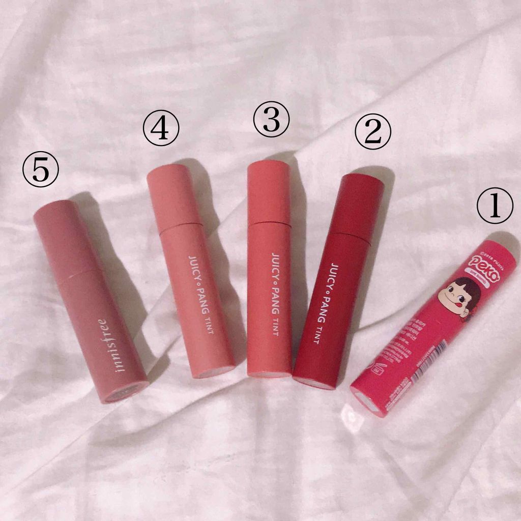 スイートペコエディション ウォータードロップ ティント バーム/HOLIKA HOLIKA/口紅を使ったクチコミ（1枚目）