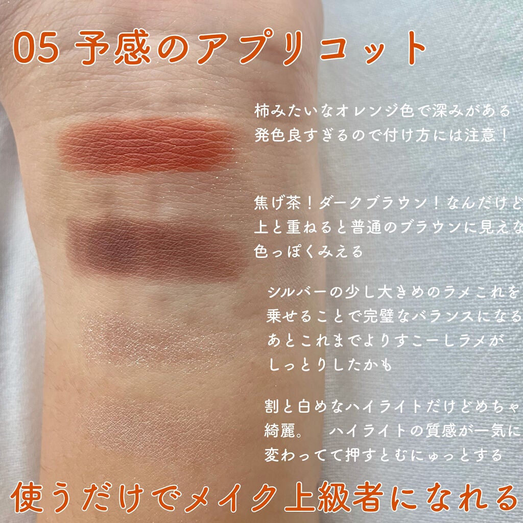 THE アイパレR/b idol/アイシャドウパレットを使ったクチコミ(5枚目)