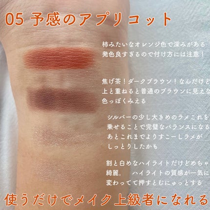 THE アイパレR/b idol/アイシャドウパレットを使ったクチコミ(5枚目)