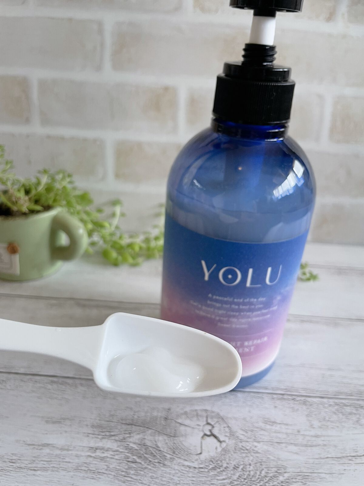 カームナイトリペアシャンプー/トリートメント/YOLU/市販シャンプーを使ったクチコミ(4枚目)