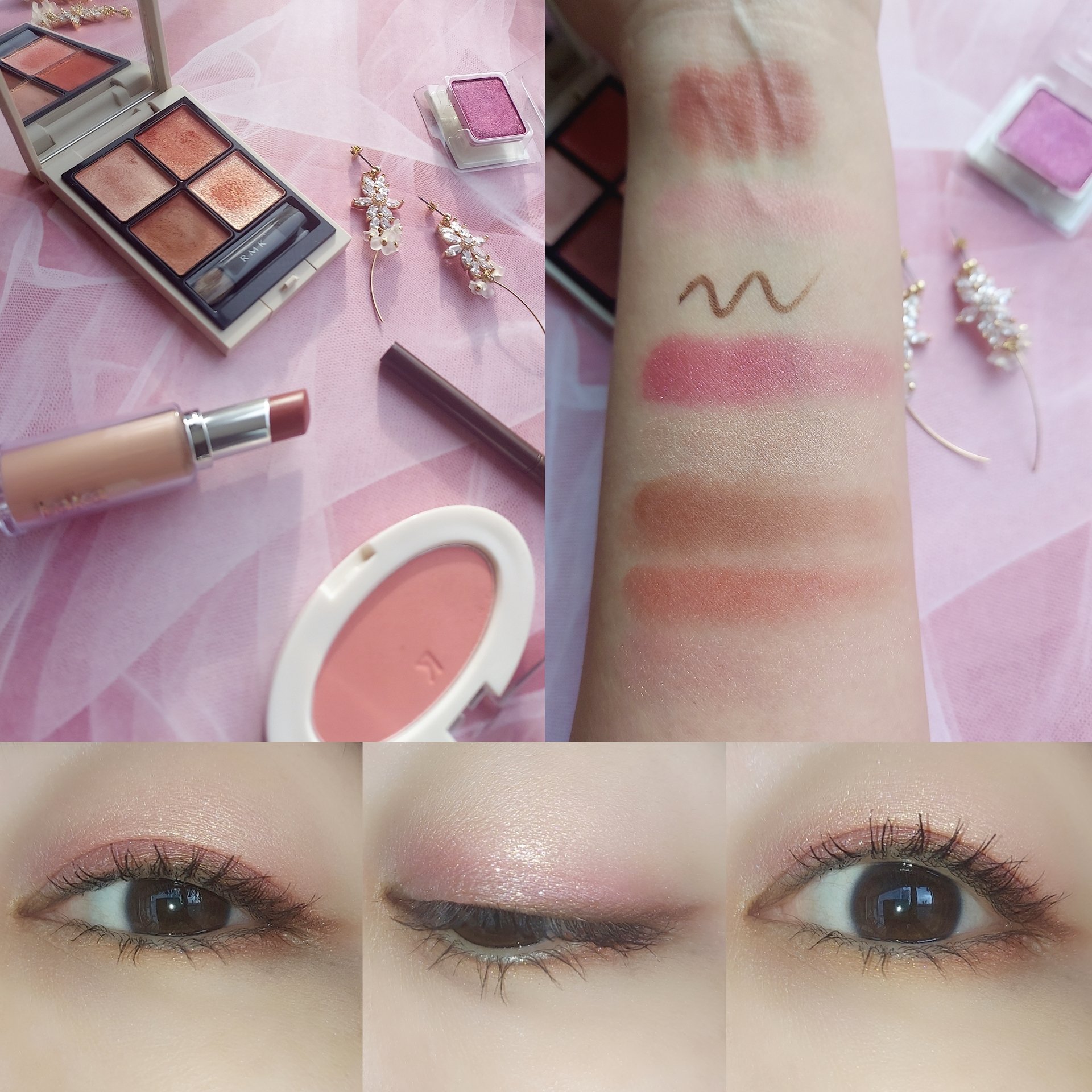 RMK シンクロマティック アイシャドウパレット/RMK/アイシャドウパレットを使ったクチコミ（3枚目）