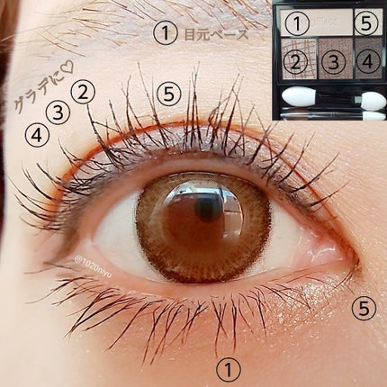 ドラマティックスタイリングアイズ/マキアージュ/アイシャドウパレットを使ったクチコミ(3枚目)