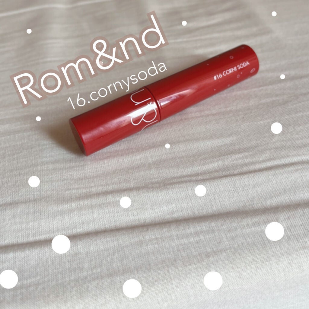 ジューシーラスティングティント/rom&nd/リップティントを使ったクチコミ(2枚目)