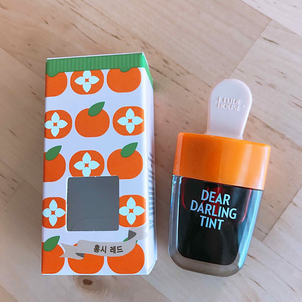 ディアダーリン ウォータージェルティント (アイスティント)/ETUDE/口紅を使ったクチコミ(1枚目)