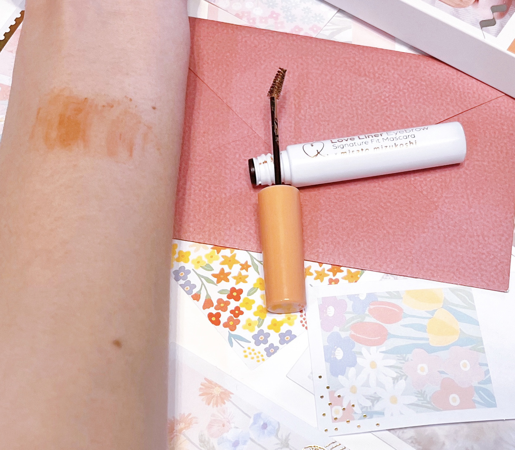 ラブ・ライナー シグネチャーフィットマスカラ ＭＭＣ２＜アイブロウ＞ アプリコットキャメル/ラブ・ライナー/眉マスカラを使ったクチコミ（3枚目）