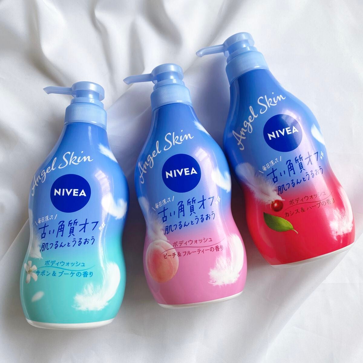 エンジェルスキン ボディウォッシュ サボン&ブーケの香り/ニベア/ボディソープを使ったクチコミ(1枚目)