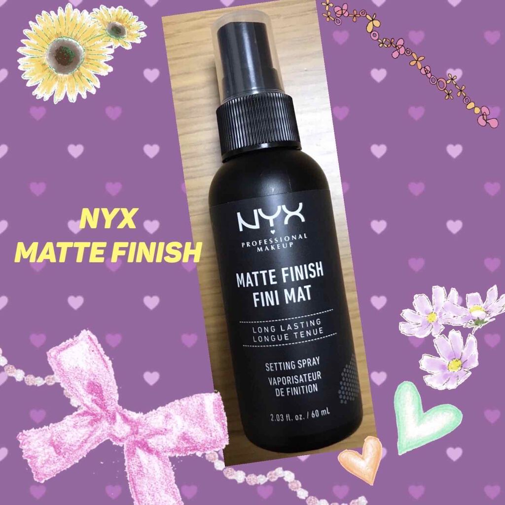 メイクアップ セッティングスプレー/NYX Professional Makeup/ミスト状化粧水を使ったクチコミ(1枚目)