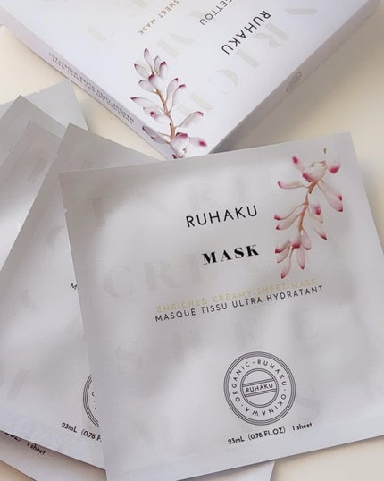 月桃エンリッチクリーミーシートマスク/琉白(ルハク)/シートマスク・パックを使ったクチコミ(1枚目)