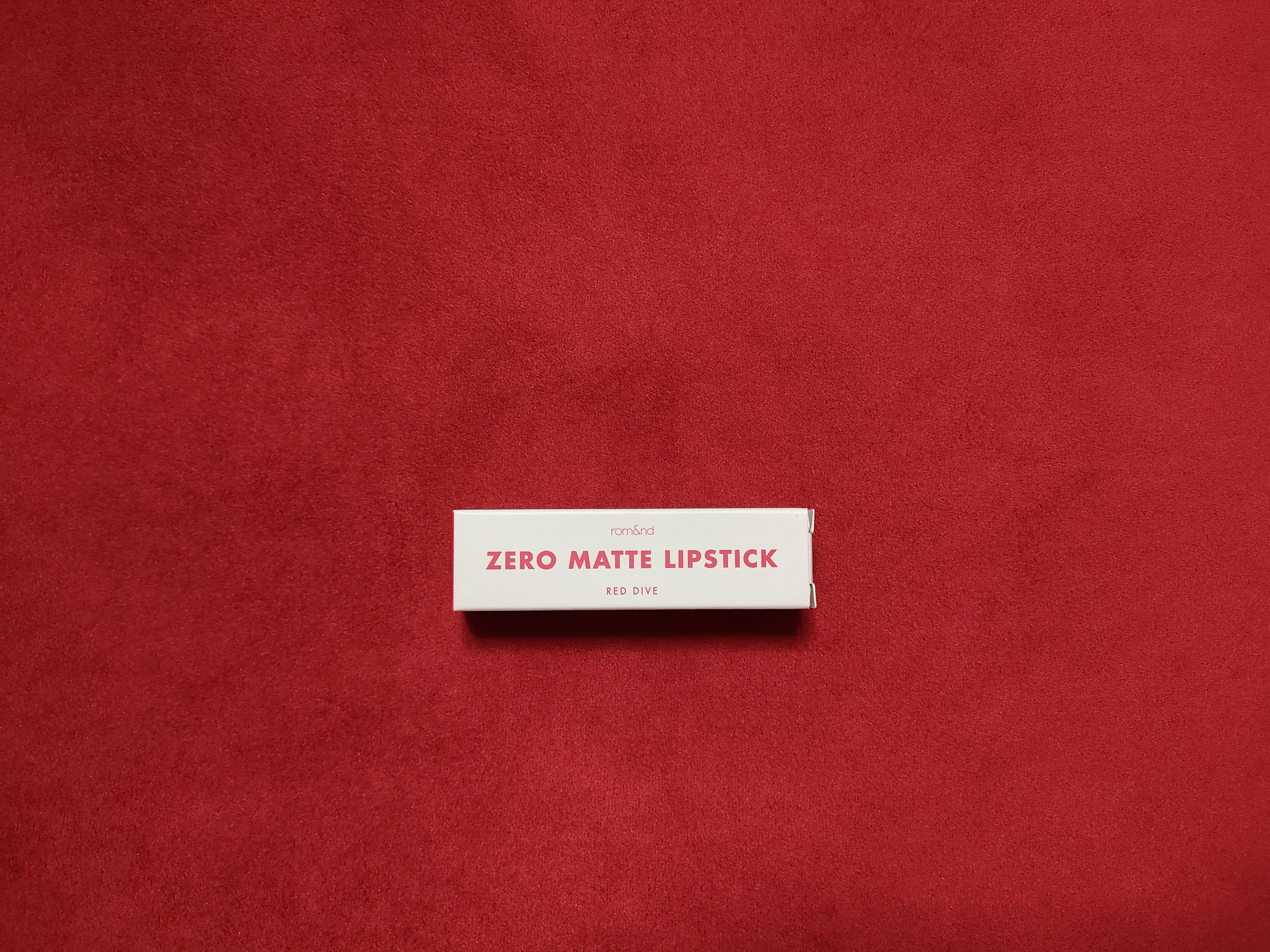 ゼロマットリップスティック 20 レッドダイブ/rom&nd/口紅を使ったクチコミ（1枚目）