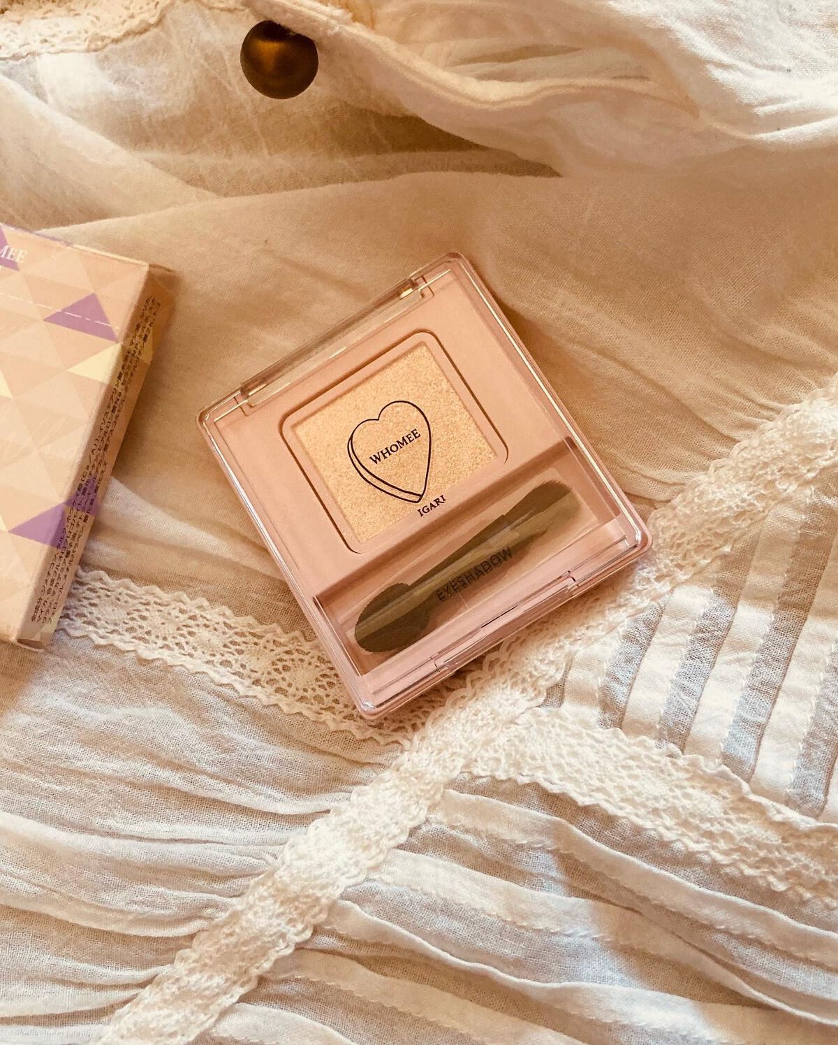 フーミー シングルラメシャドウ/WHOMEE/単色アイシャドウを使ったクチコミ(2枚目)