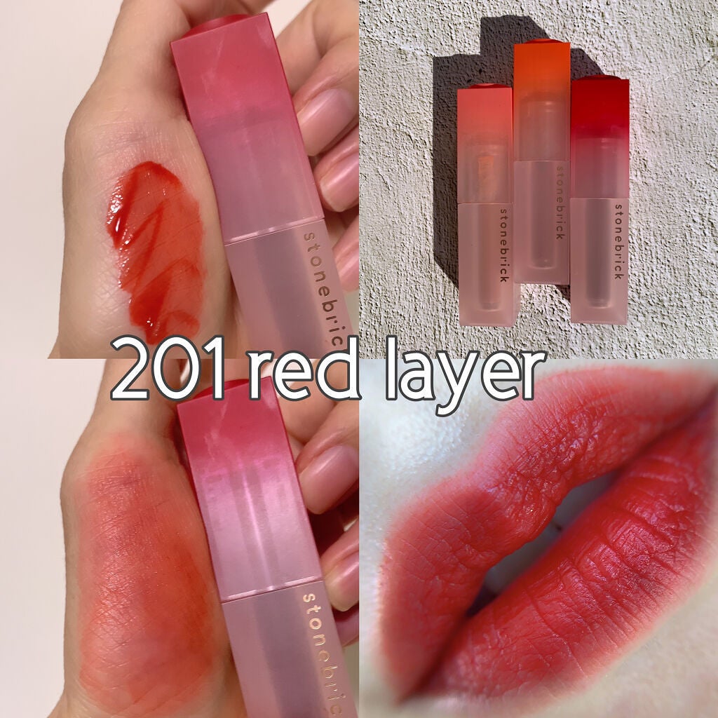 ウォーターベールティント/STONEBRICK/リップティントを使ったクチコミ(9枚目)