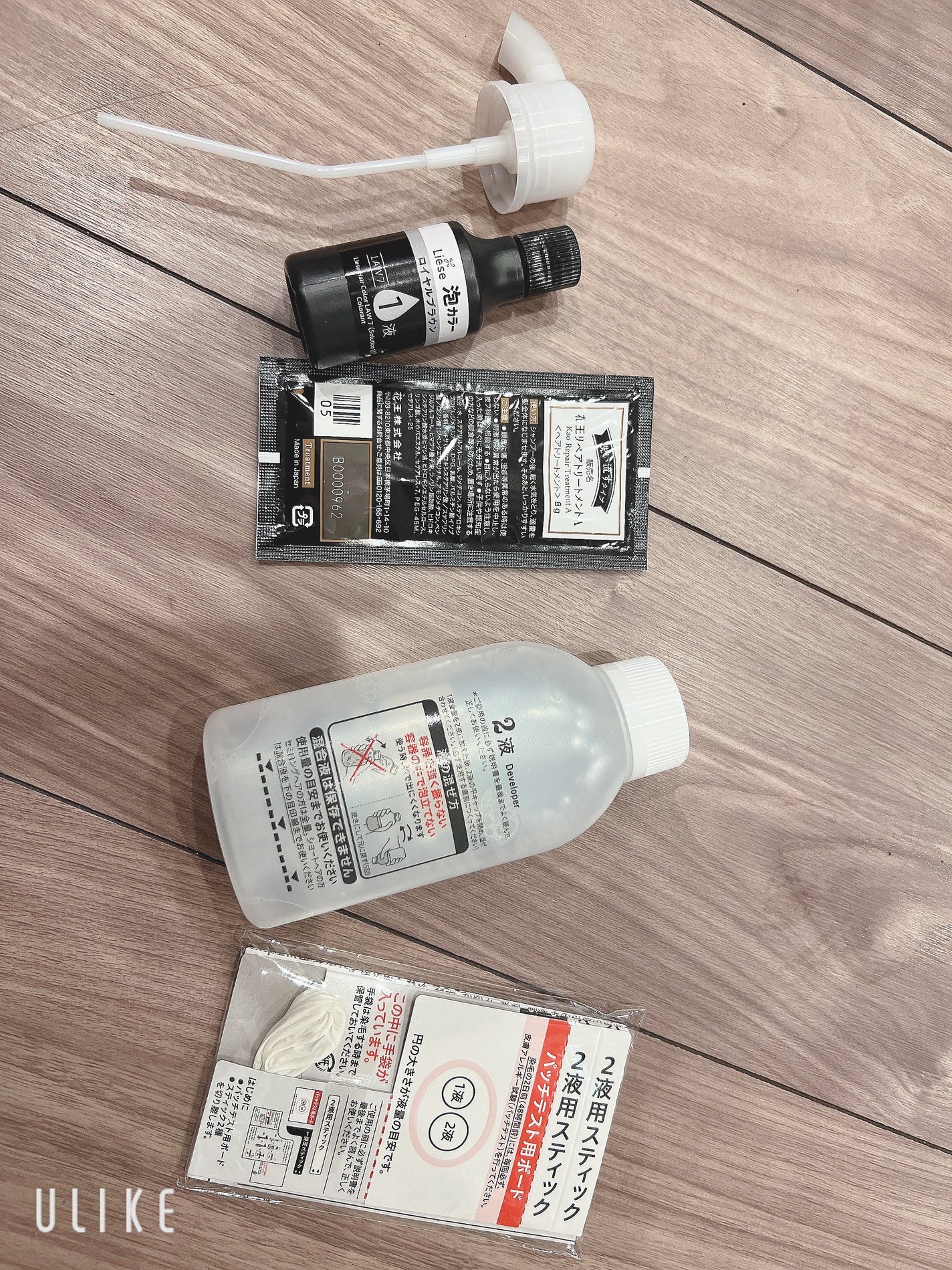 泡カラー/リーゼ/ヘアカラーを使ったクチコミ(4枚目)