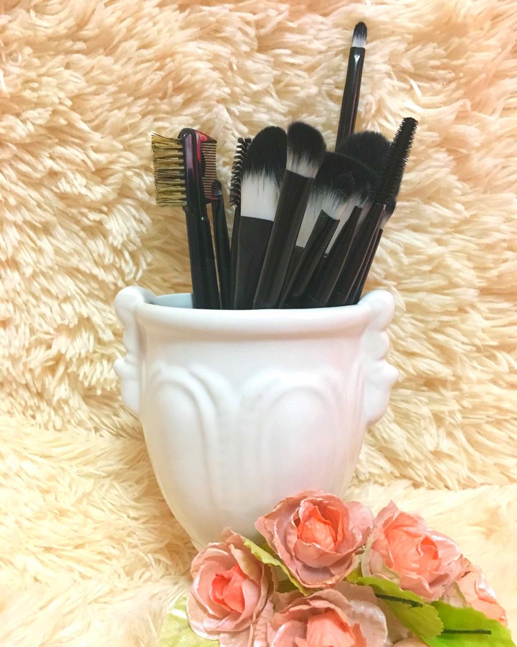 U R GLAM UR GLAM　FOUNDATION BRUSH（ファンデーションブラシ）のクチコミ「ダイソー UR GLAM  メイクブラシ (全15種)

こちらの商品は、
ダイソーの新ブラン.....」（3枚目）