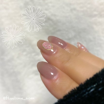 貼るジェルネイル/セリア/ネイルシールを使ったクチコミ(10枚目)