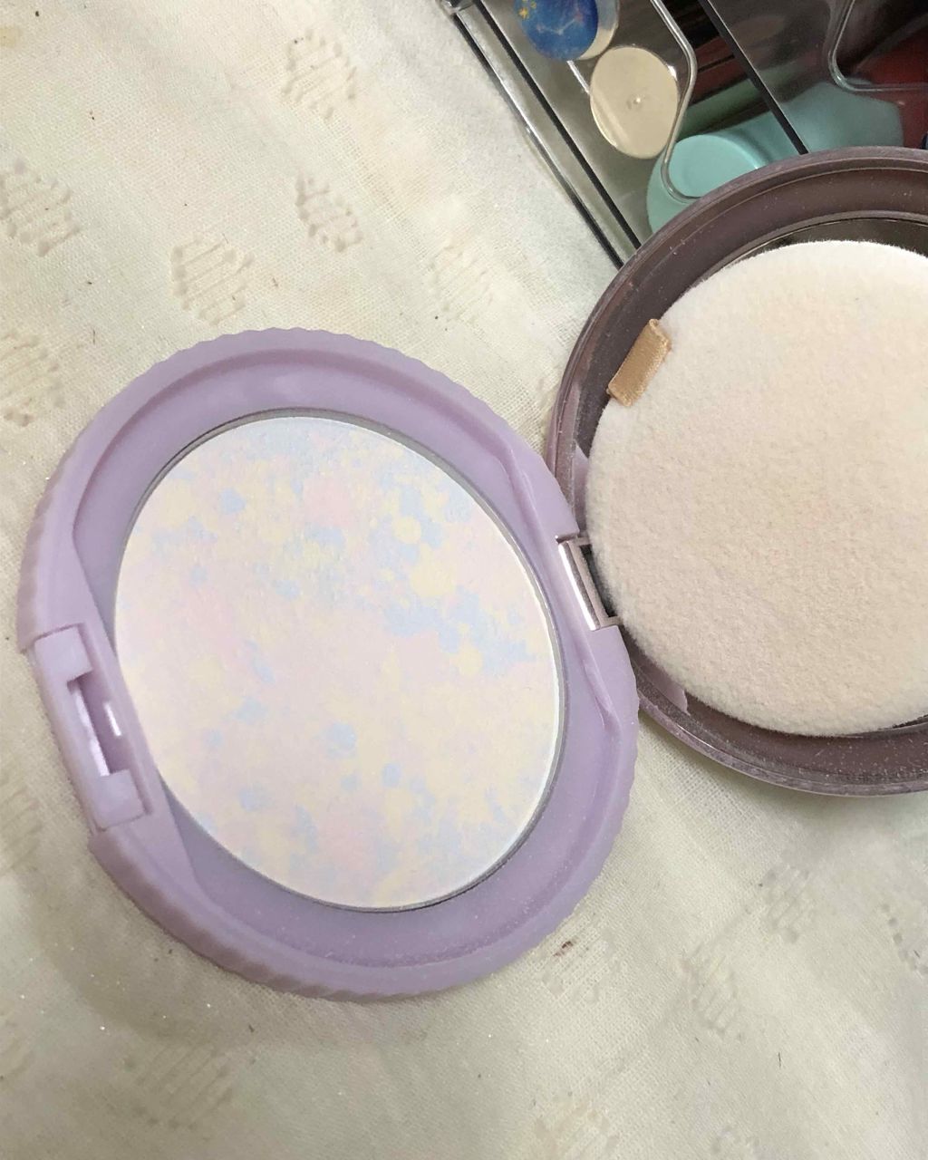 トランスペアレントフィニッシュパウダー/キャンメイク/プレストパウダーを使ったクチコミ(2枚目)