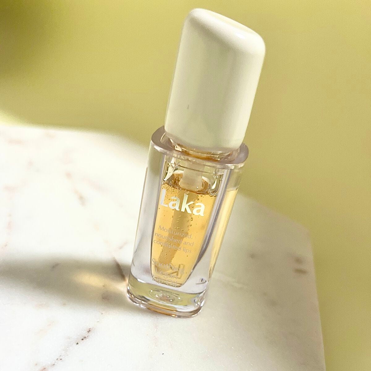 スージングヴィーガンリップオイル/Laka/リップオイルを使ったクチコミ(2枚目)