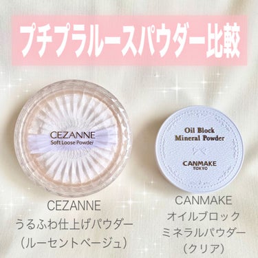 うるふわ仕上げパウダー/CEZANNE/ルースパウダーを使ったクチコミ（1枚目）